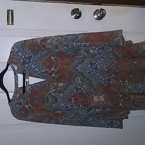 Umgee oversized printed top